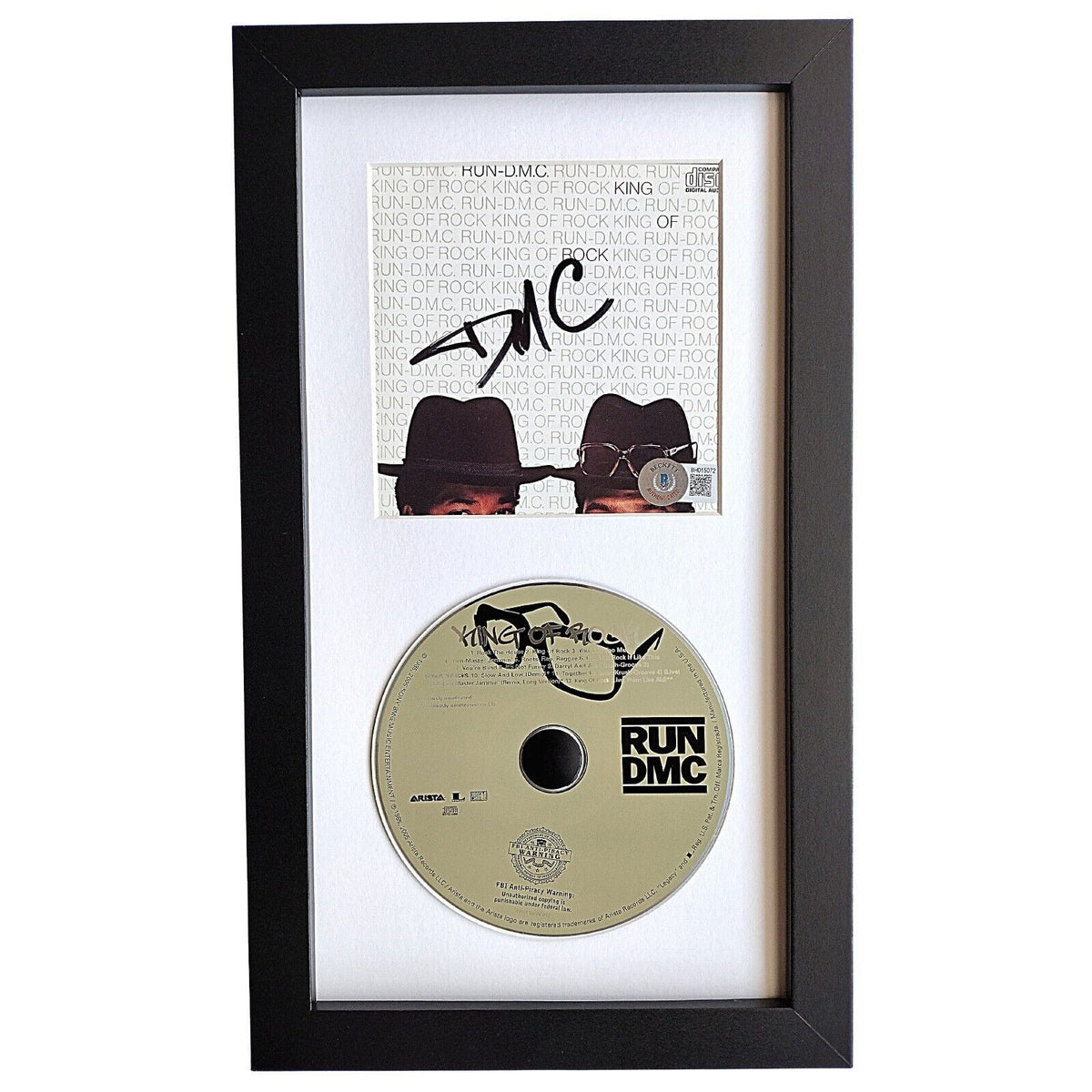 Run Autograph King Autographed Cd Beckett BAS