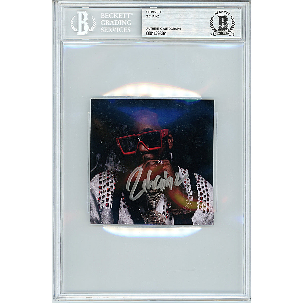 Chainz Autographed Dope Don Cd Beckett BAS