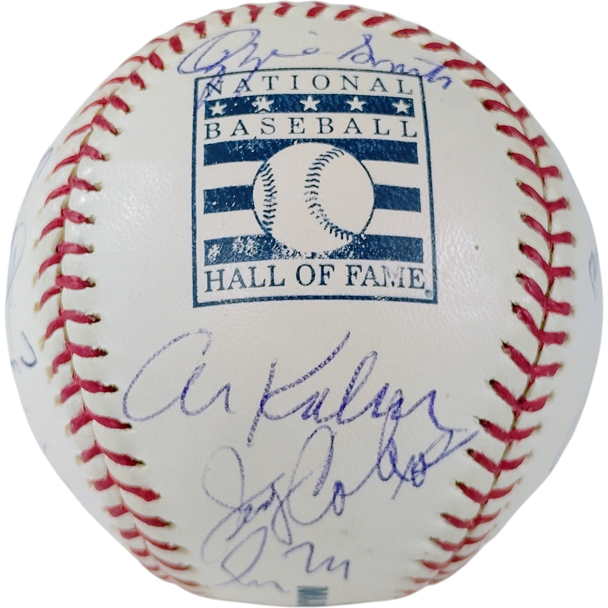Baseball Hall Of Fame Multi Autographed Auto Beckett BAS