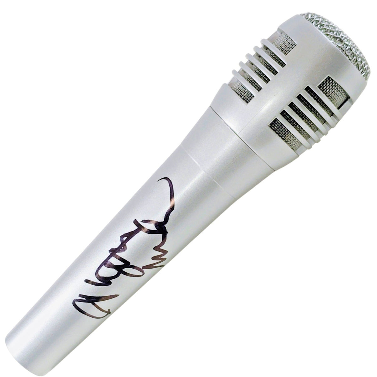 Alyssa Milano Autographed Microphone Trading Card Beckett BAS