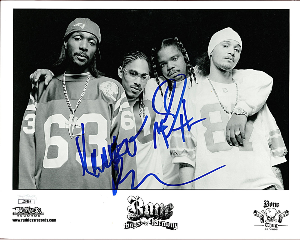 Bone Thugs Autograph Photo JSA