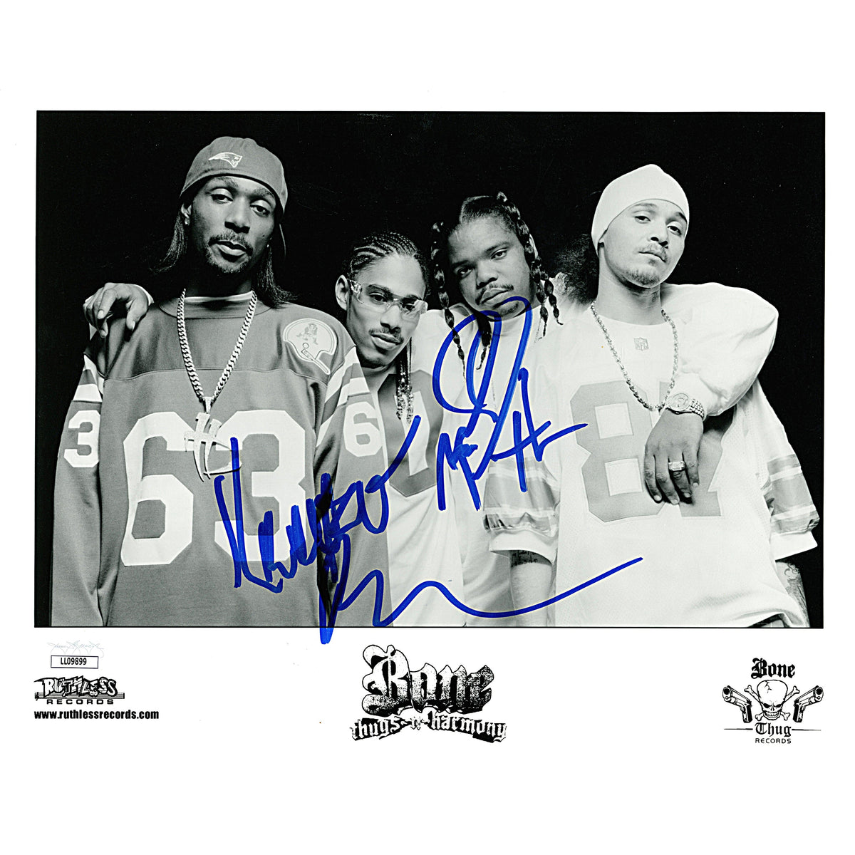 Bone Thugs Auto Photo JSA