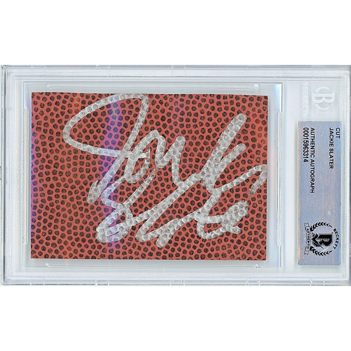 Jackie Slater Autographed Los Angeles Cut Signature Beckett BAS