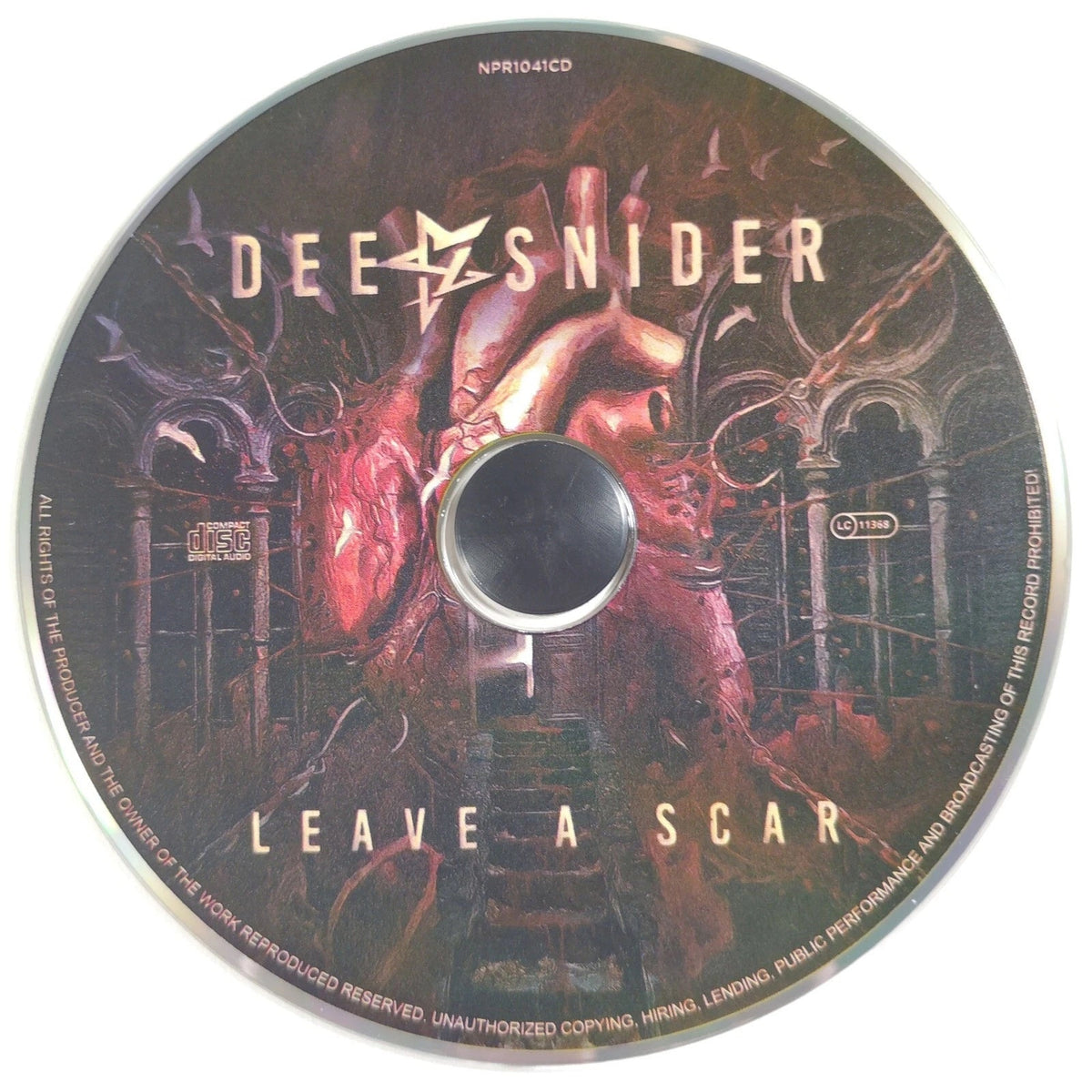 Dee Snider Autographed Leave Autograph Cd Beckett BAS