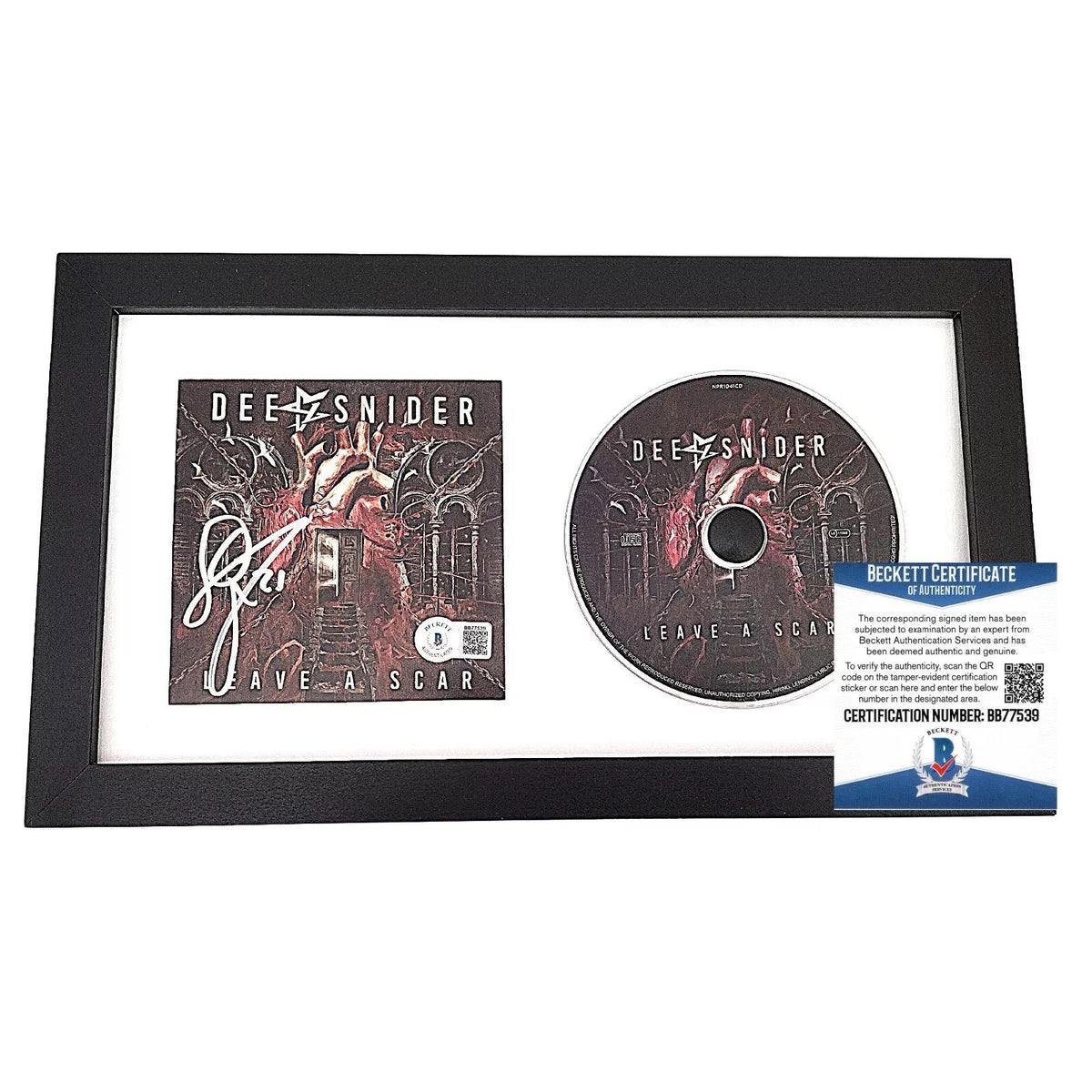 Dee Snider Autographed Leave Cd Beckett BAS