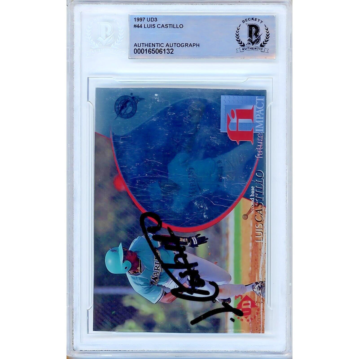 Luis Castillo Upper Deck Signed Trading Card Beckett BAS