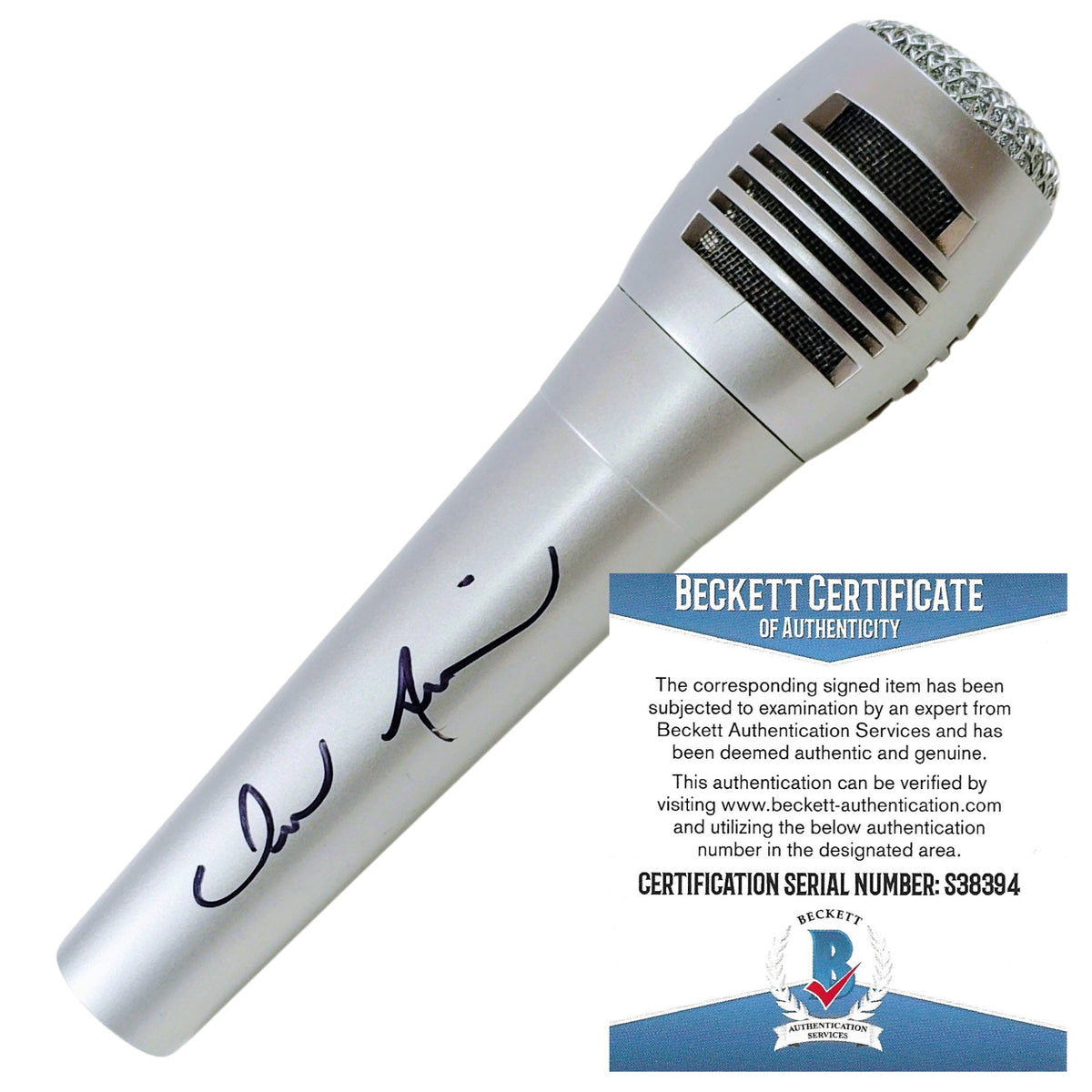 Jerrod Niemann Autographed Microphone Photo Beckett BAS