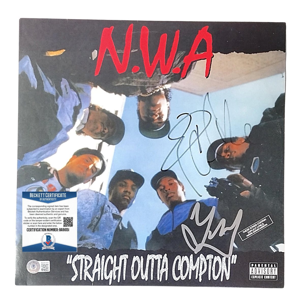 Ice Cube Signed Trading Card Beckett BAS