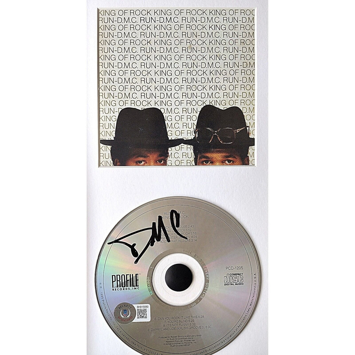 Run Signed King Autograph Cd Beckett BAS