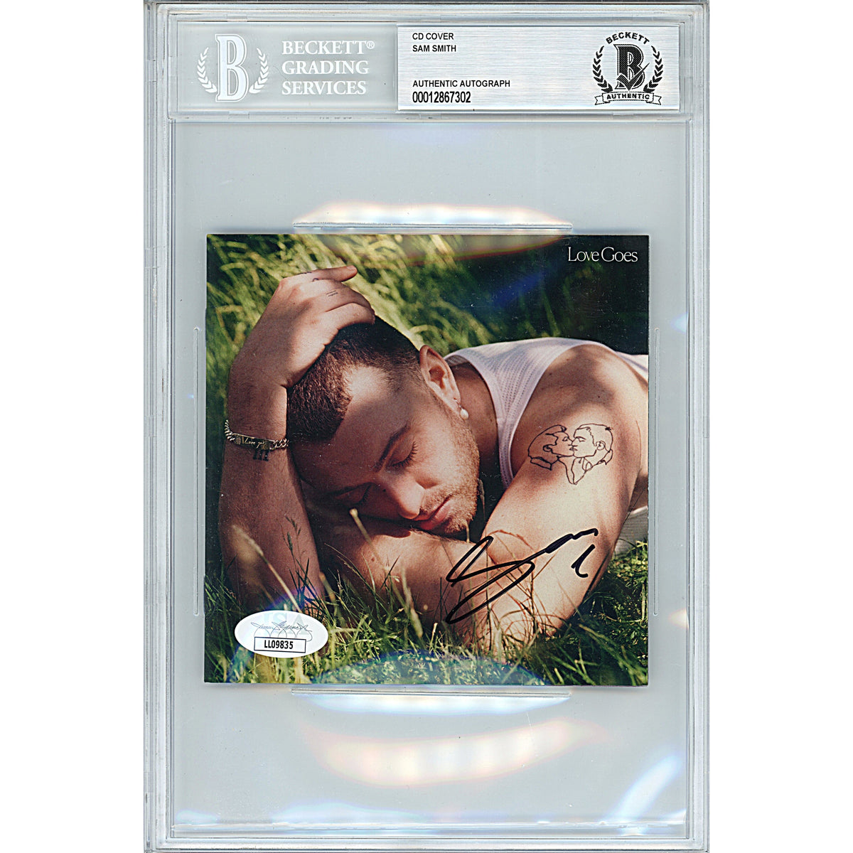 Sam Smith Signed Love Goes Autographed Photo JSA