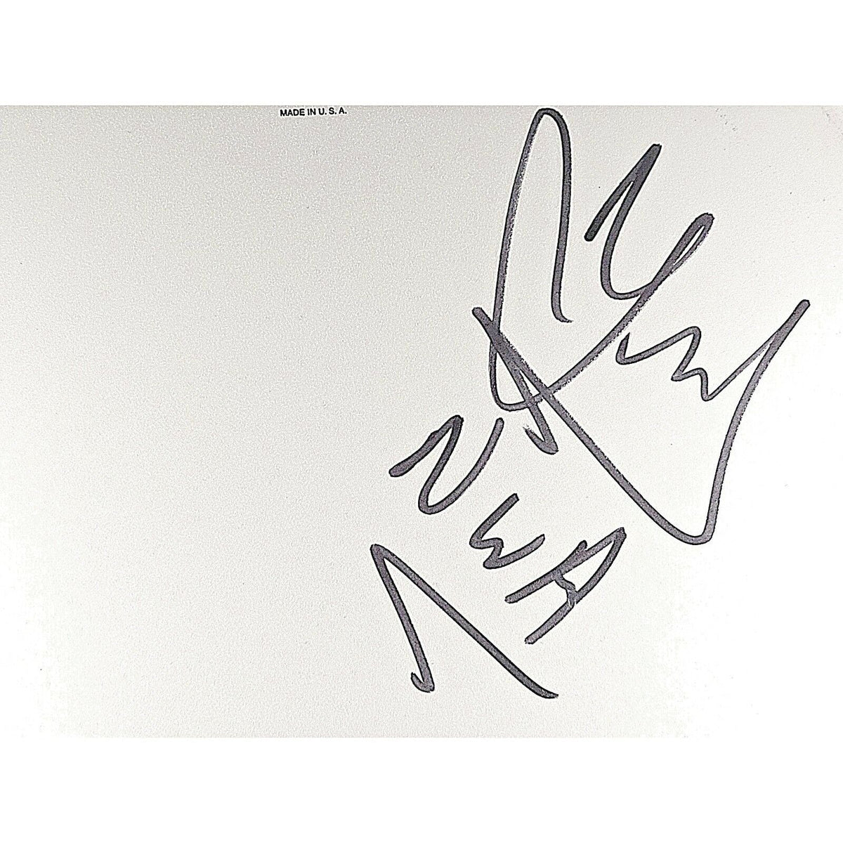 Dj Yella Autographed Drum Head Auto Trading Card Beckett BAS