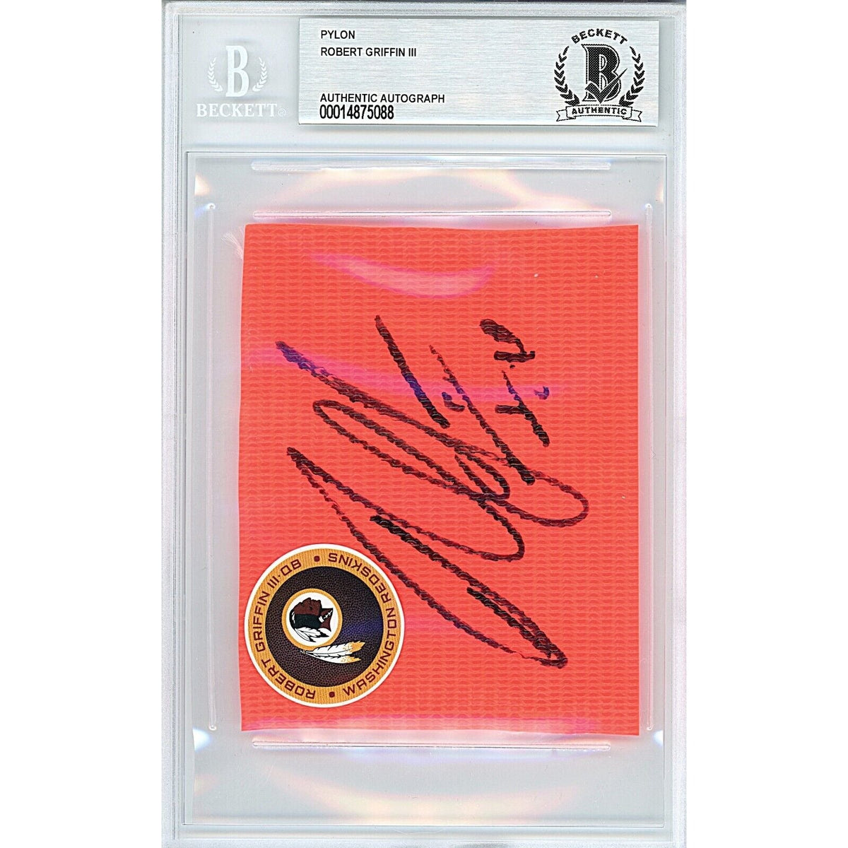 Robert Griffin Signed Cut Signature Beckett BAS