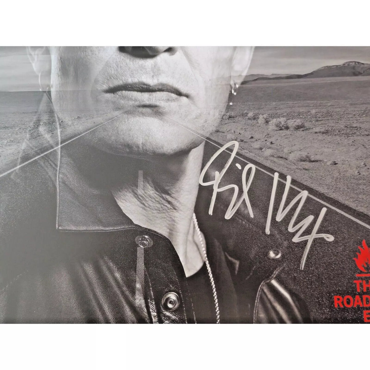 Billy Idol Autographed Roadside Autograph Vinyl Beckett BAS