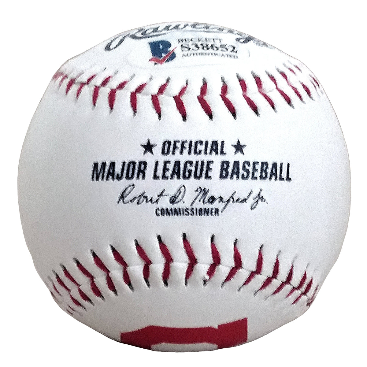 Bradley Zimmer Autographed Cleveland Indians Autograph Baseball Beckett BAS