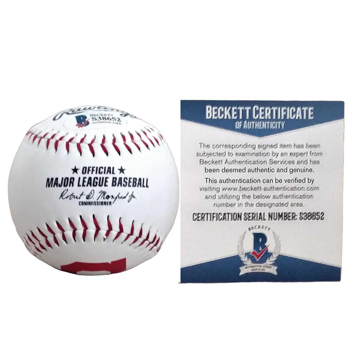 Bradley Zimmer Autographed Cleveland Indians Auto Baseball Beckett BAS