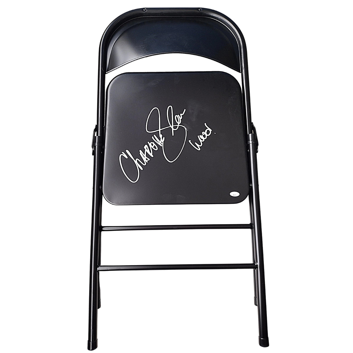 Charlotte Flair Autographed Microphone Photo JSA