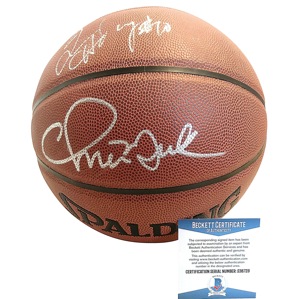Chris Mullin And Tim Hardaway Autographed Photo Beckett BAS