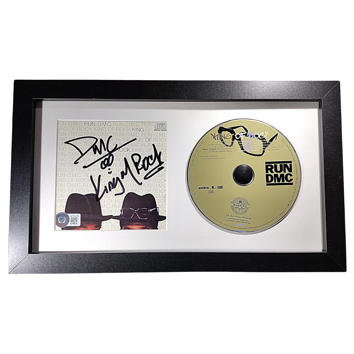 Darryl Mcdaniels Autographed Run Cd Beckett BAS