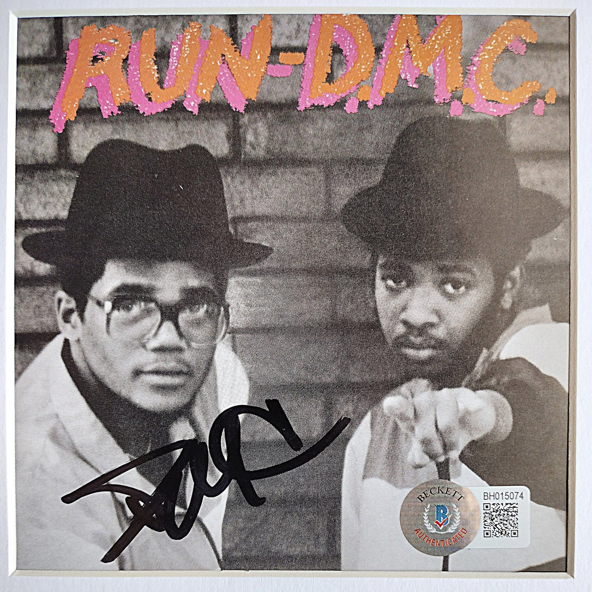 Darryl Mcdaniels Autographed Run Signed Cd Beckett BAS