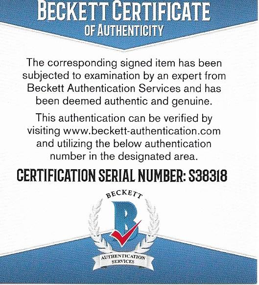 David Rittich Calgary Flames Autographed Auto Photo Beckett BAS