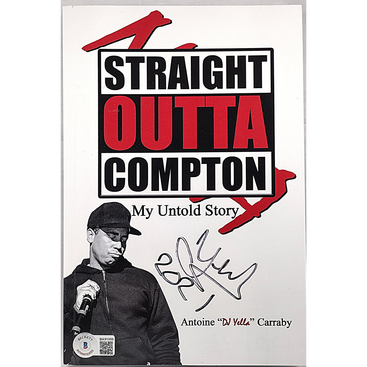 Dj Yella Autographed Trading Card Beckett BAS
