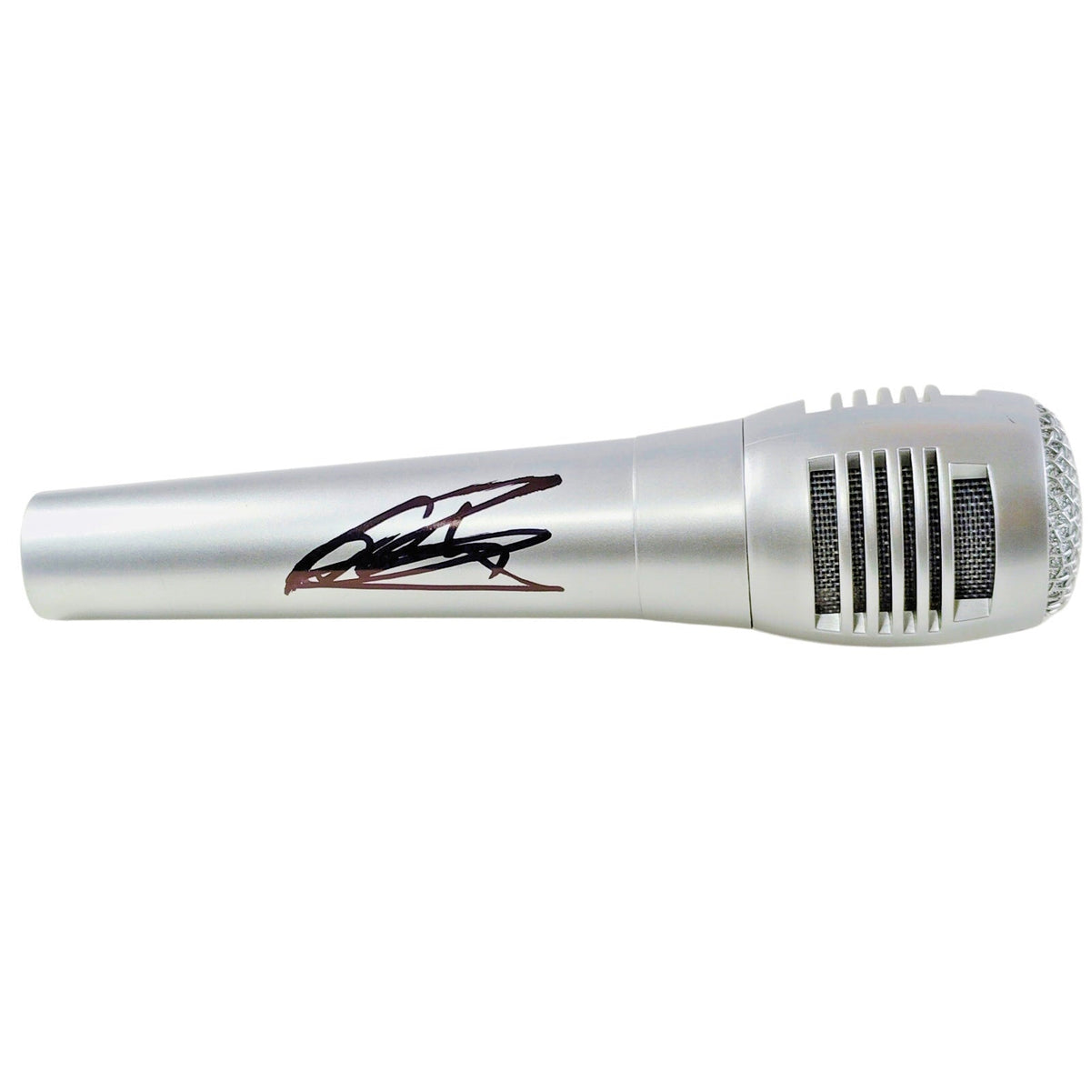 Drew Autographed Microphone Auto Trading Card Beckett BAS