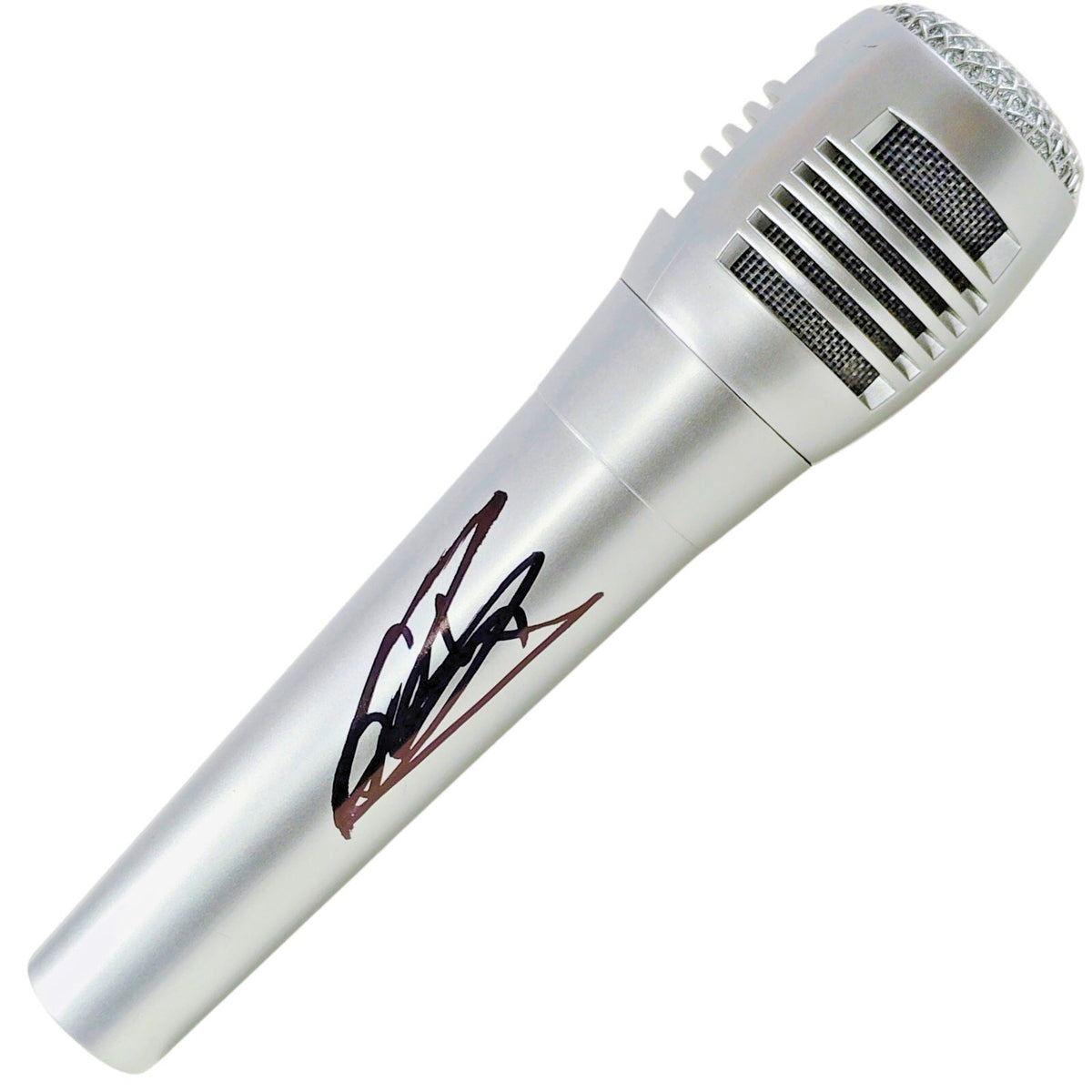 Drew Autographed Microphone Trading Card Beckett BAS