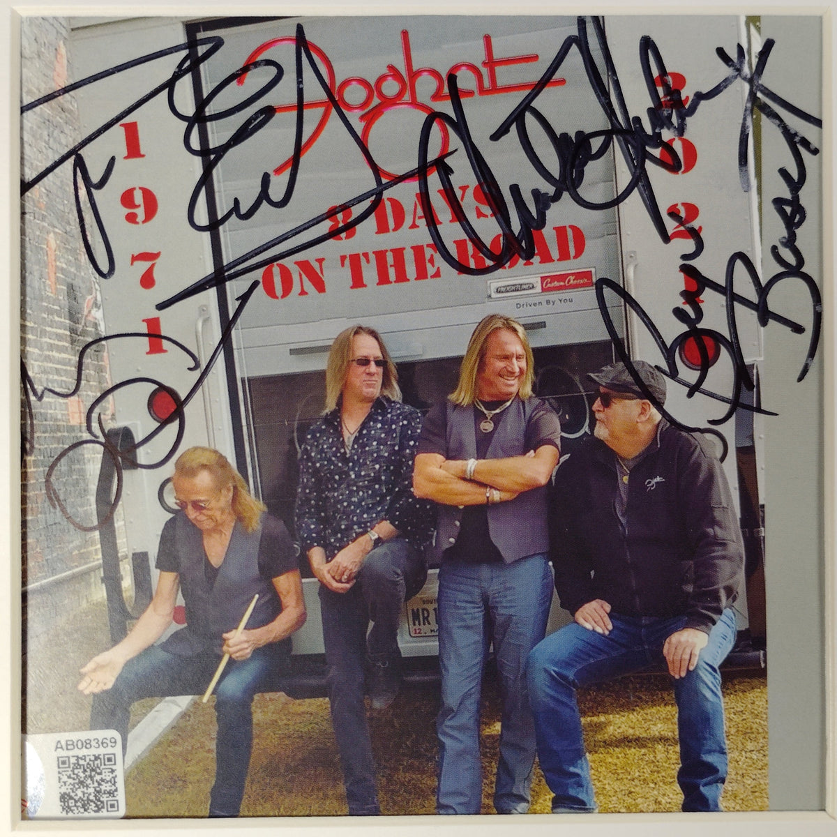 Foghat Band Autographed Auto Photo Beckett BAS