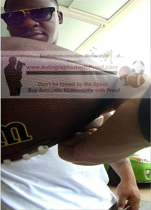Clinton Portis Autographed Signed Photo Beckett BAS