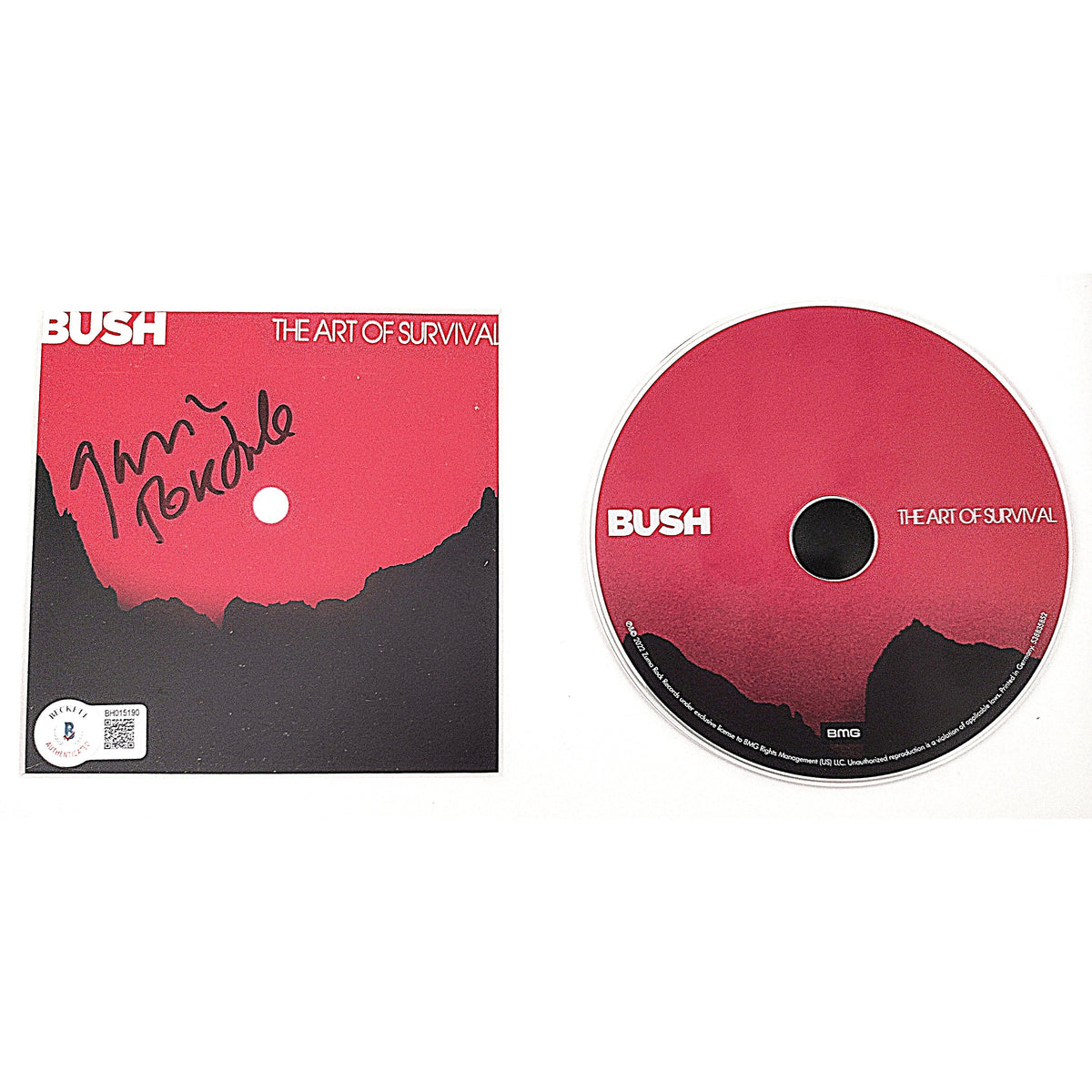 Gavin Rossdale Autographed Bush The Auto Photo Beckett BAS