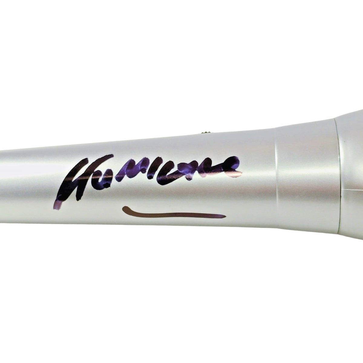 The Hurricane Signed Microphone Autographed Photo Beckett BAS