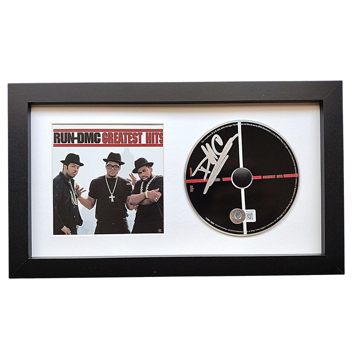 Darryl Mcdaniels Autographed Run Cd Beckett BAS