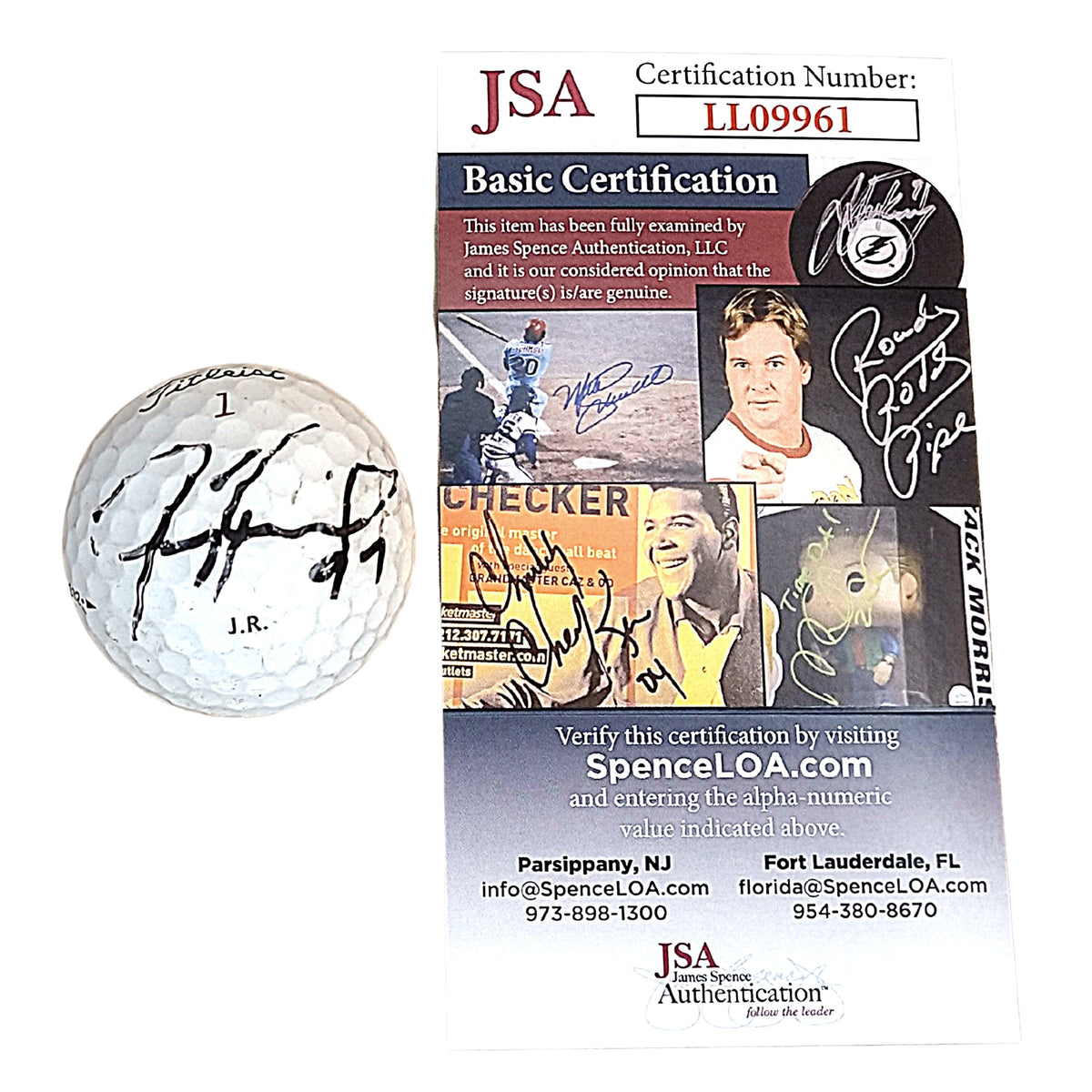 Jeremy Roenick Autographed Hockey Puck Signed JSA