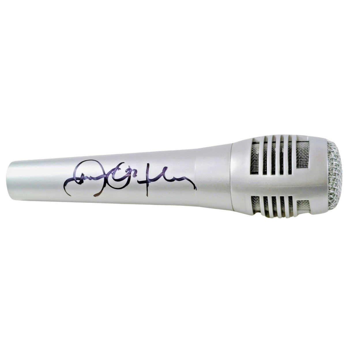 John Autographed Microphone Auto Photo Beckett BAS
