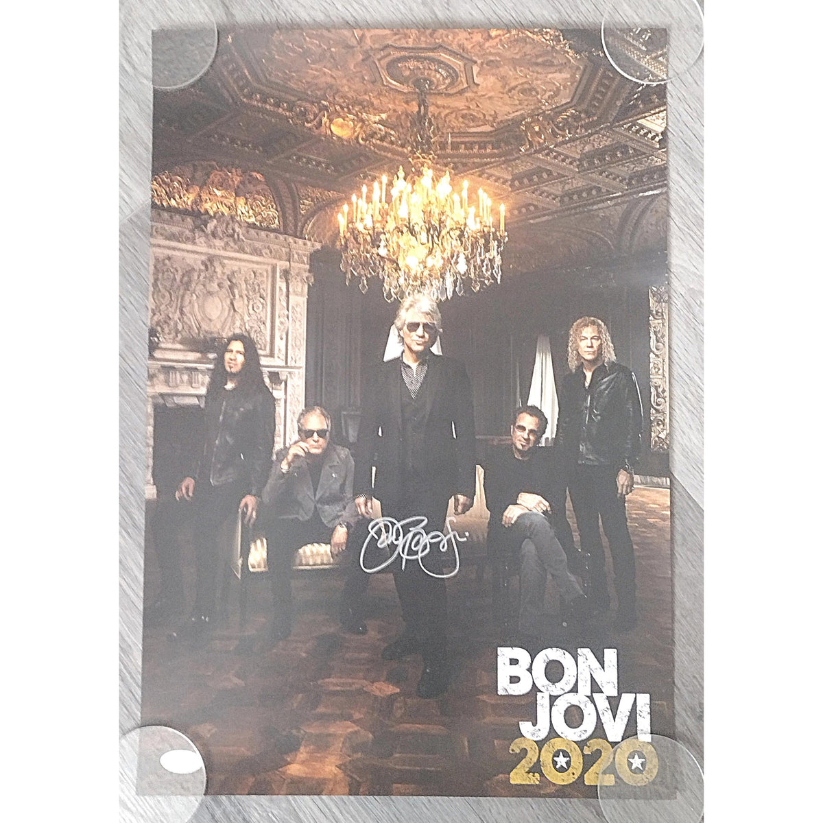 Jon Bon Jovi Autographed Poster Trading Card JSA