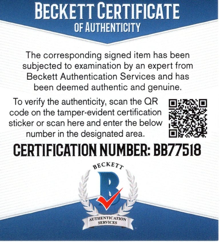 Kat Von Autograph Vinyl Beckett BAS