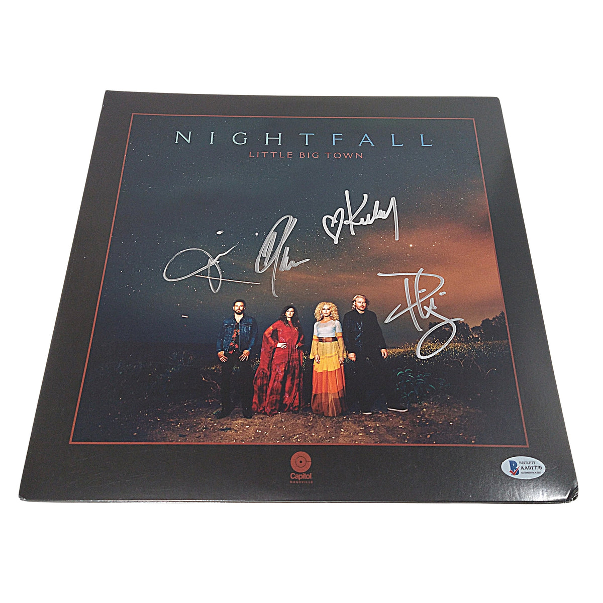Little Big Autographed Nightfall Vinyl Auto Trading Card Beckett BAS