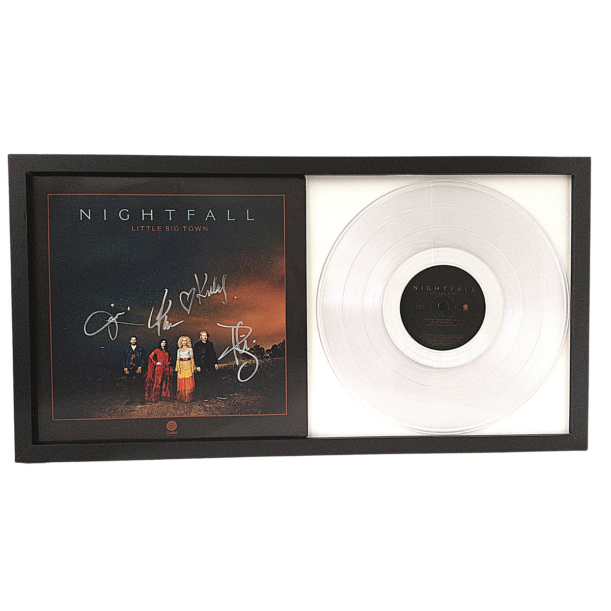 Little Big Town Band Autographed Vinyl Beckett BAS