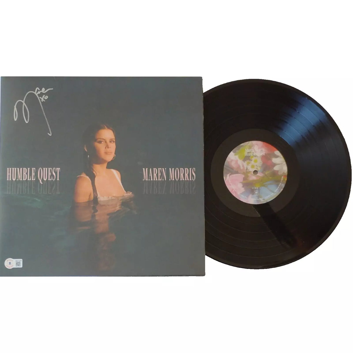 Maren Morris Signed Humble Quest Autographed Photo Beckett BAS