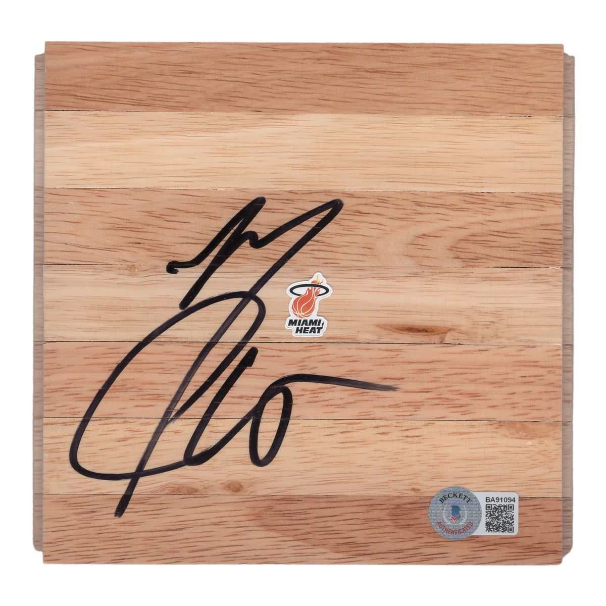Mario Chalmers Signed Miami Heat Autograph Photo Beckett BAS