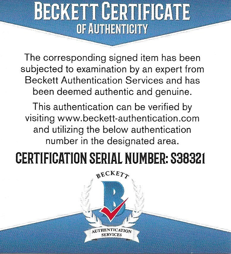 Mark Giordano Signed Calgary Flames Auto Photo Beckett BAS
