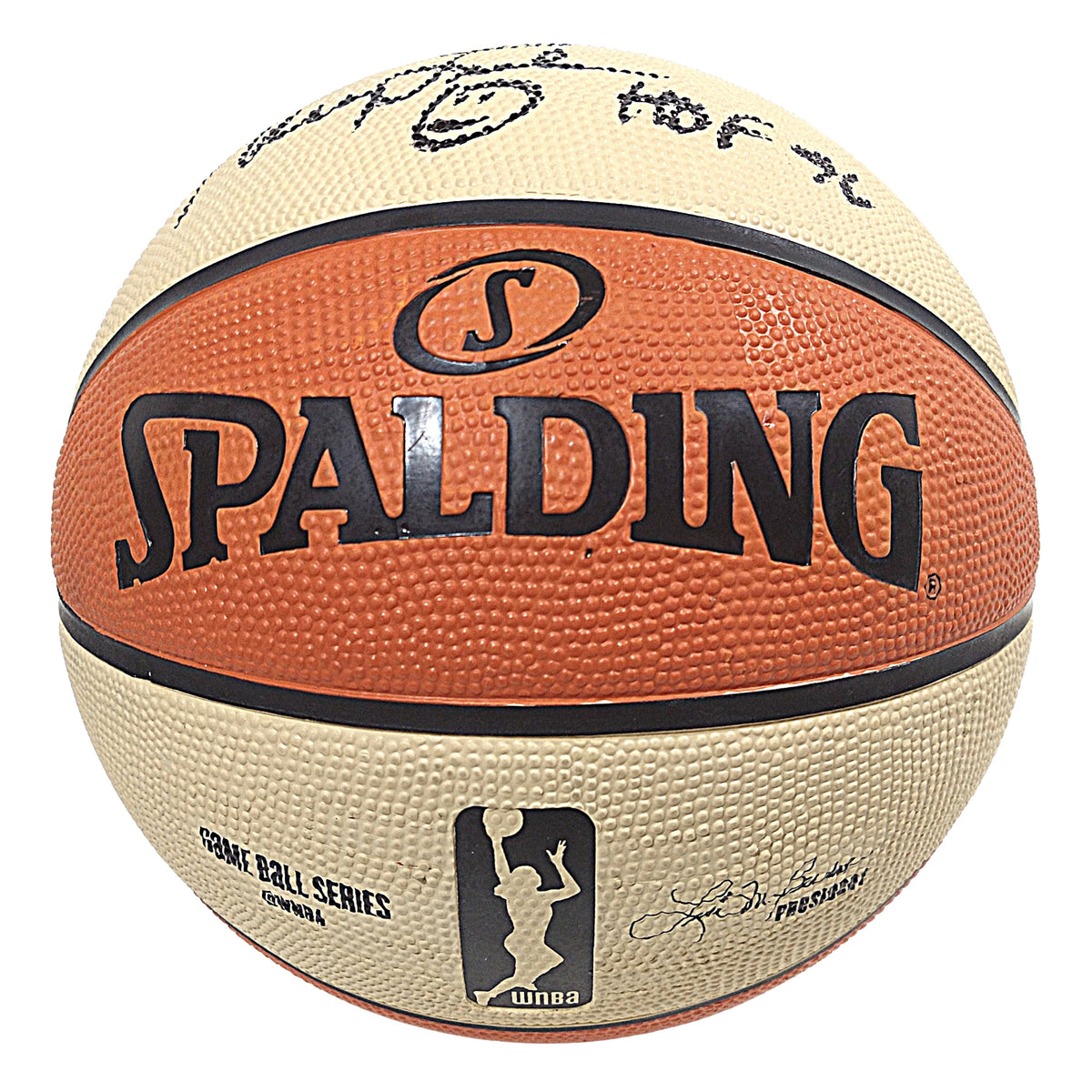 Nancy Lieberman Signed Spalding Auto Photo Beckett BAS