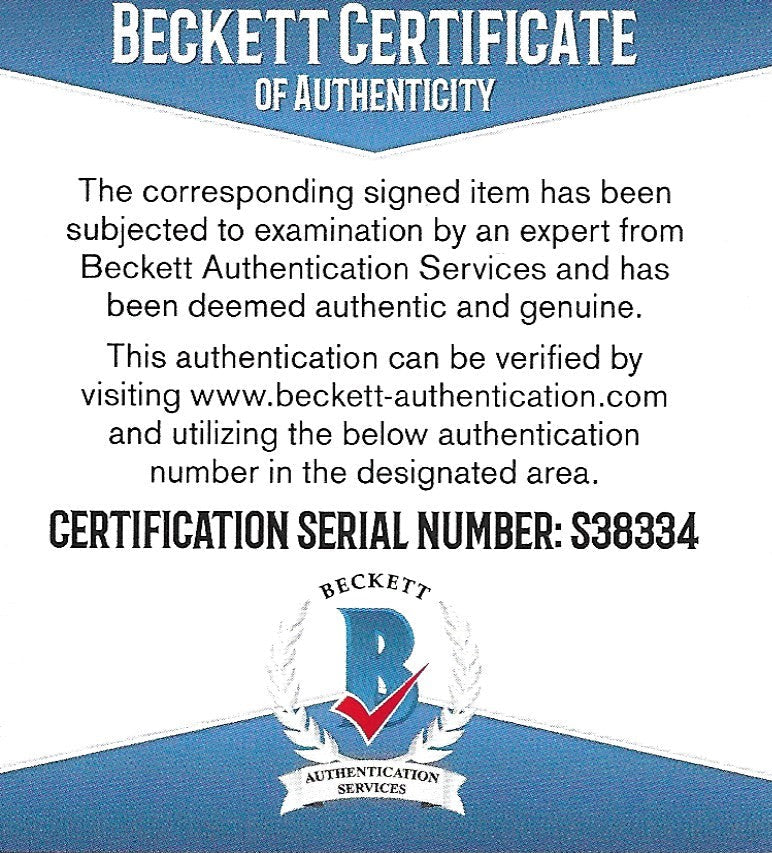 Oscar Fantenberg Signed Calgary Flames Auto Photo Beckett BAS