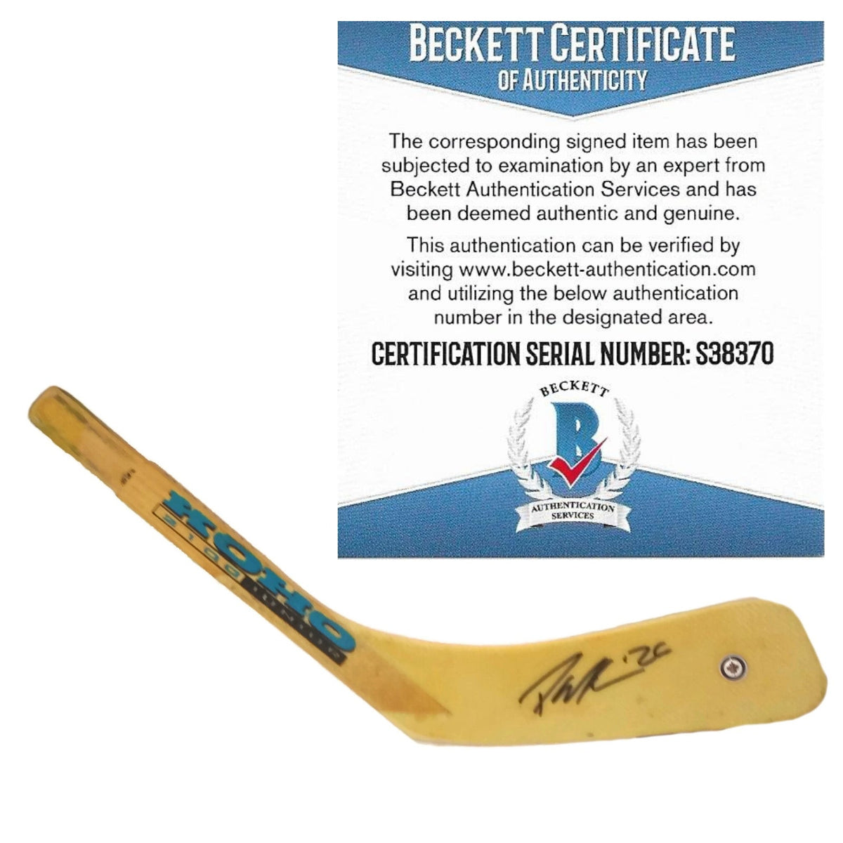 Patrik Laine Signed Winnipeg Jets Autographed Photo Beckett BAS