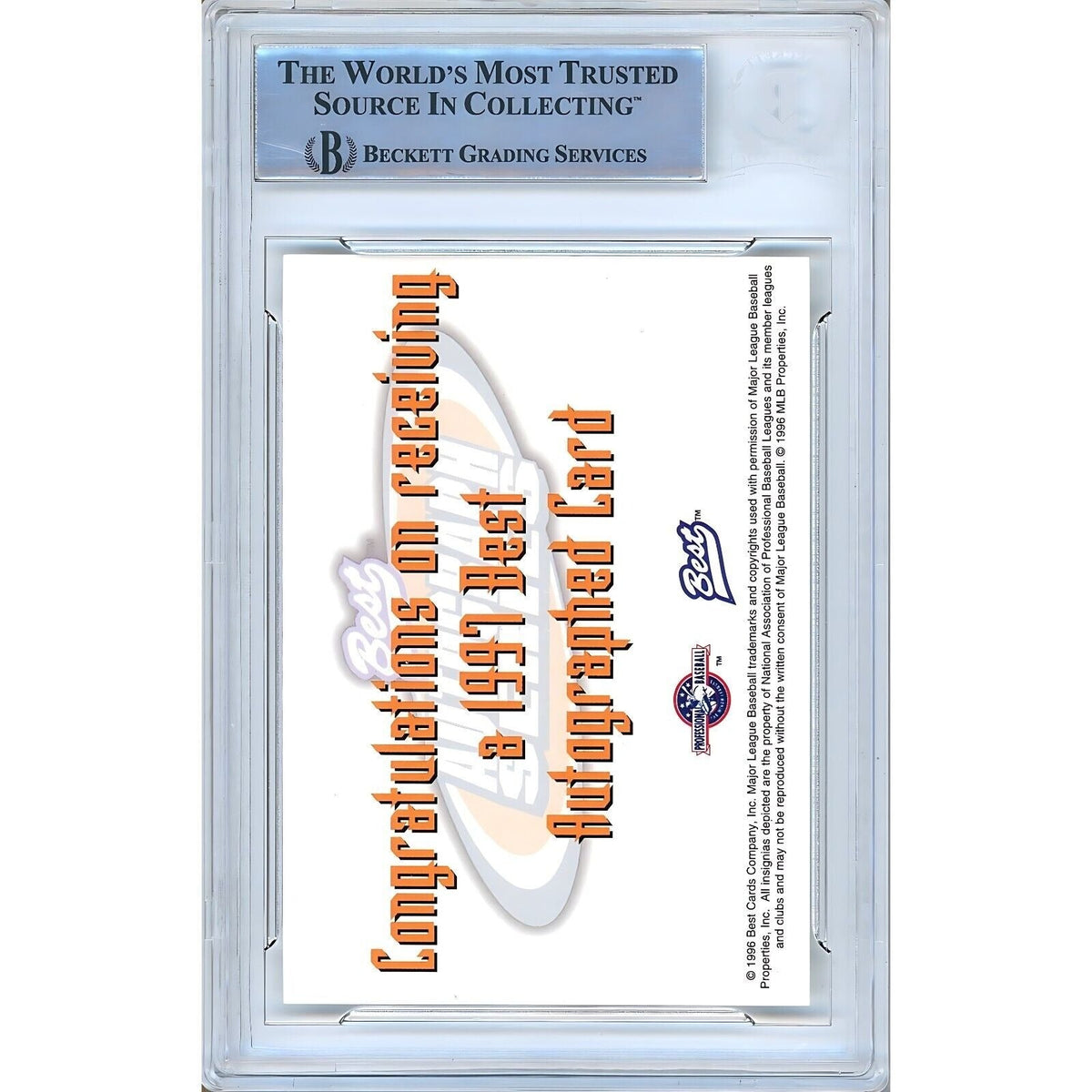 Paul Konerko Los Angeles Dodgers Autograph Trading Card Beckett BAS