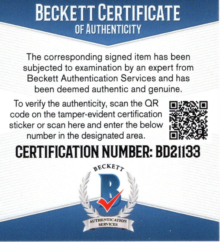 Shaquil Barrett Signed Auto Photo Beckett BAS