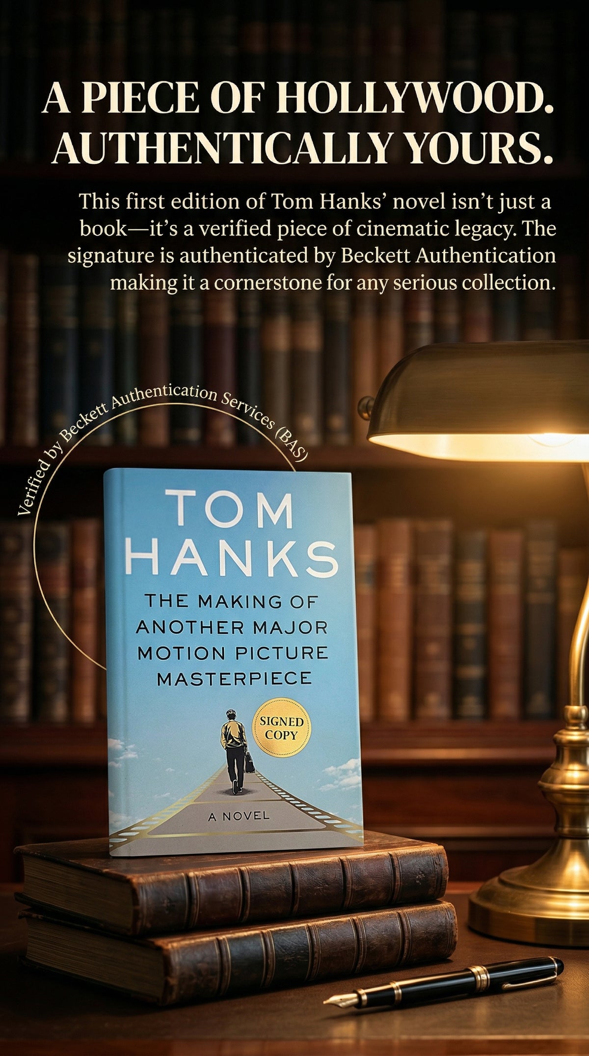 Tom Hanks Autographed The Making Of Another Major Motion Picture Masterpiece Hardcover 1st Edition Book - Beckett Authentication