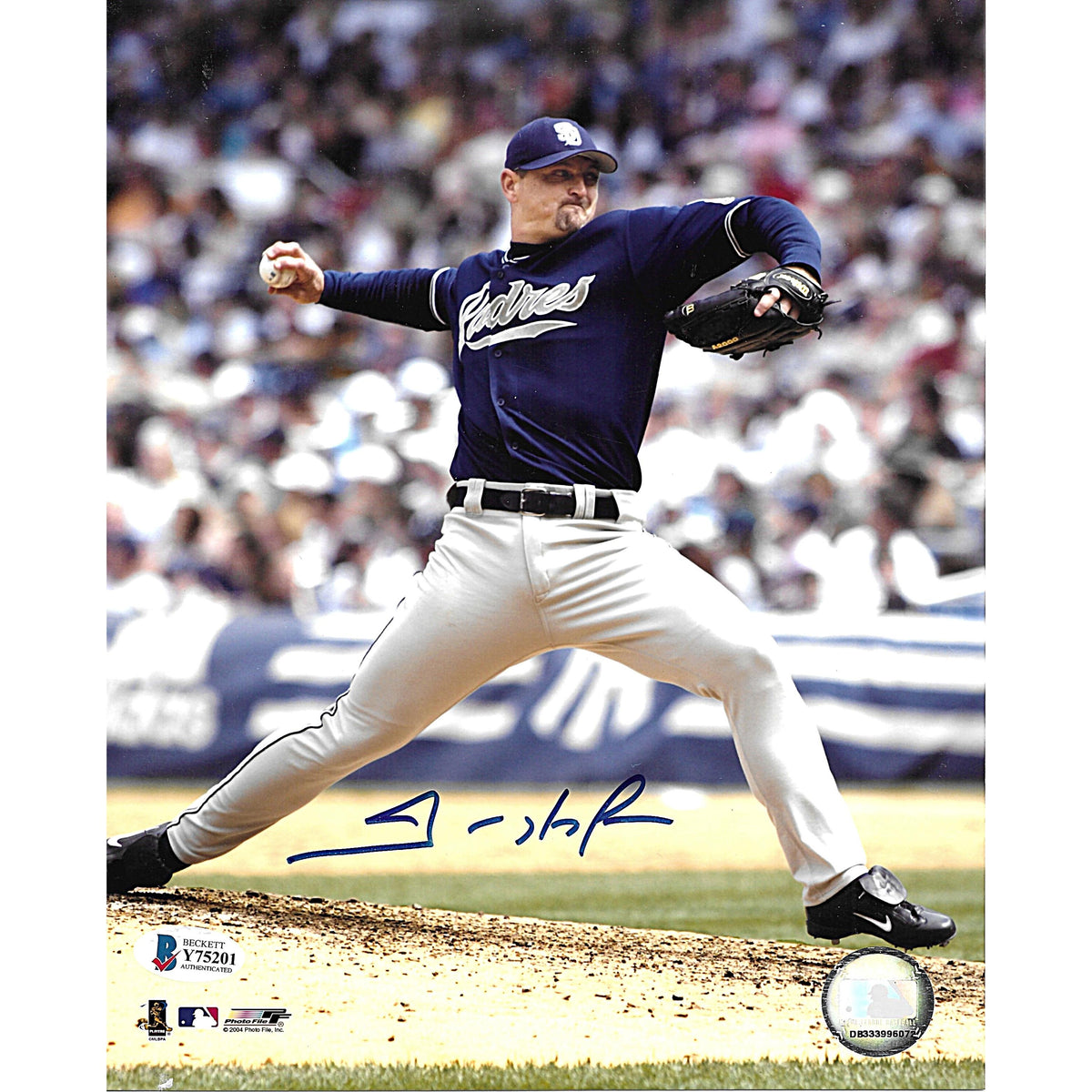 Trevor Hoffman Signed San Diego Jersey Beckett BAS
