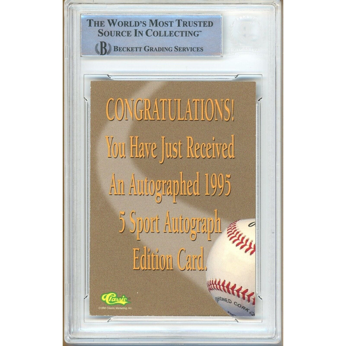 Paul Konerko Chicago White Sox Signed Trading Card Beckett BAS